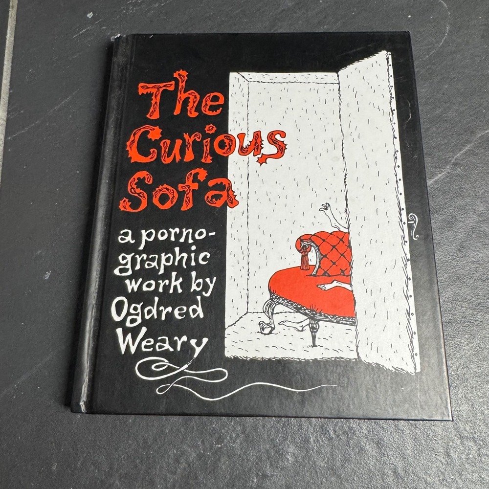 The Curious Sofa by Edward Gorey Ogdred Weary Hardcover Harcourt ISBN 1003075